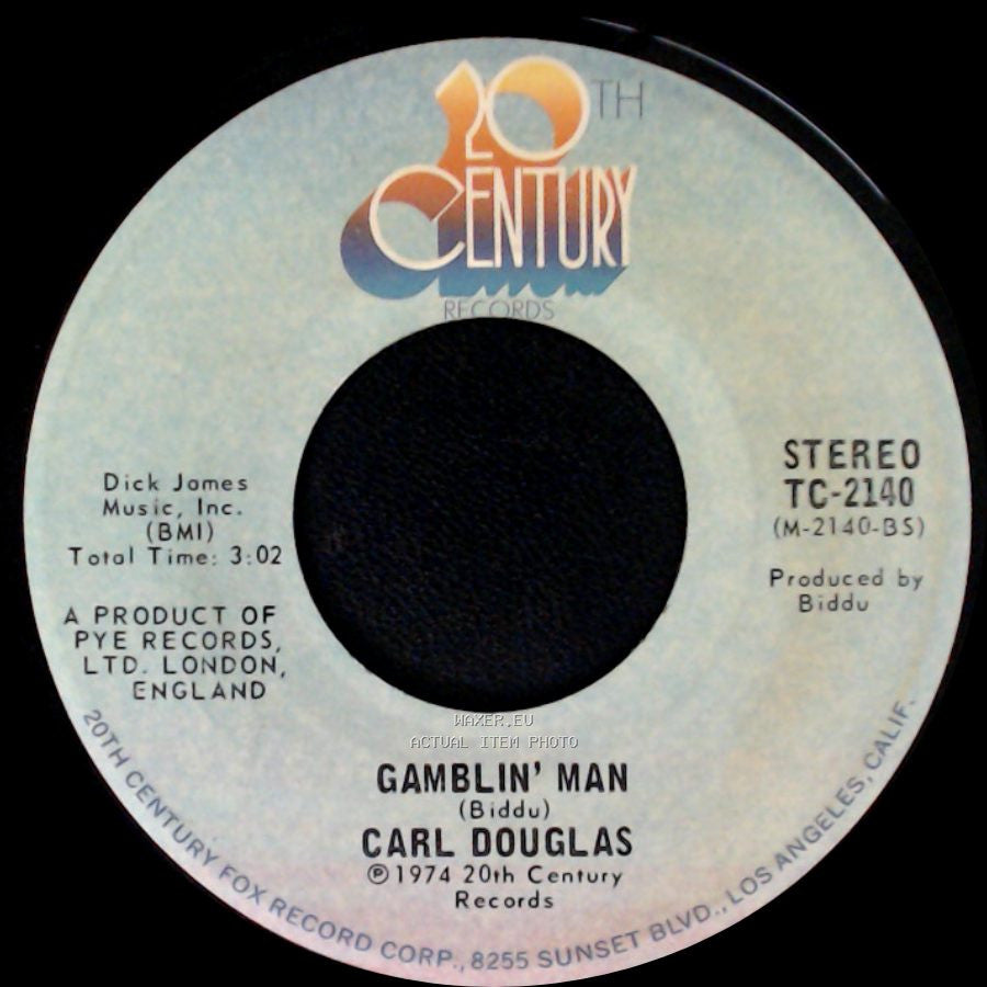 Carl Douglas - Gamblin' Man / Kung Fu Fighting side A