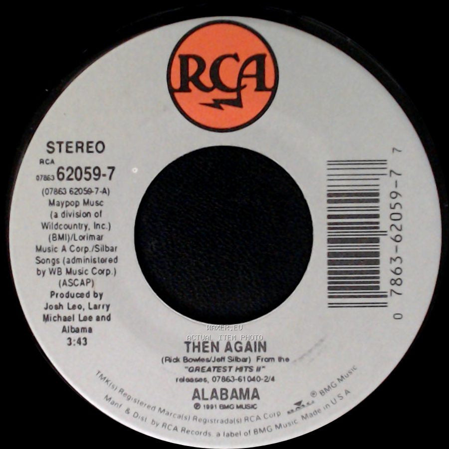 Alabama - Then Again / Hats Off side A
