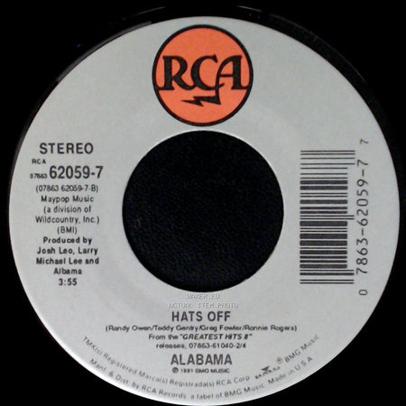 Alabama - Then Again / Hats Off side B