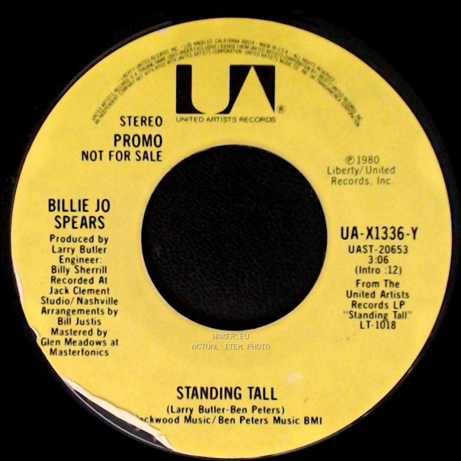 Billie Jo Spears - Standing Tall / Standing Tall side B