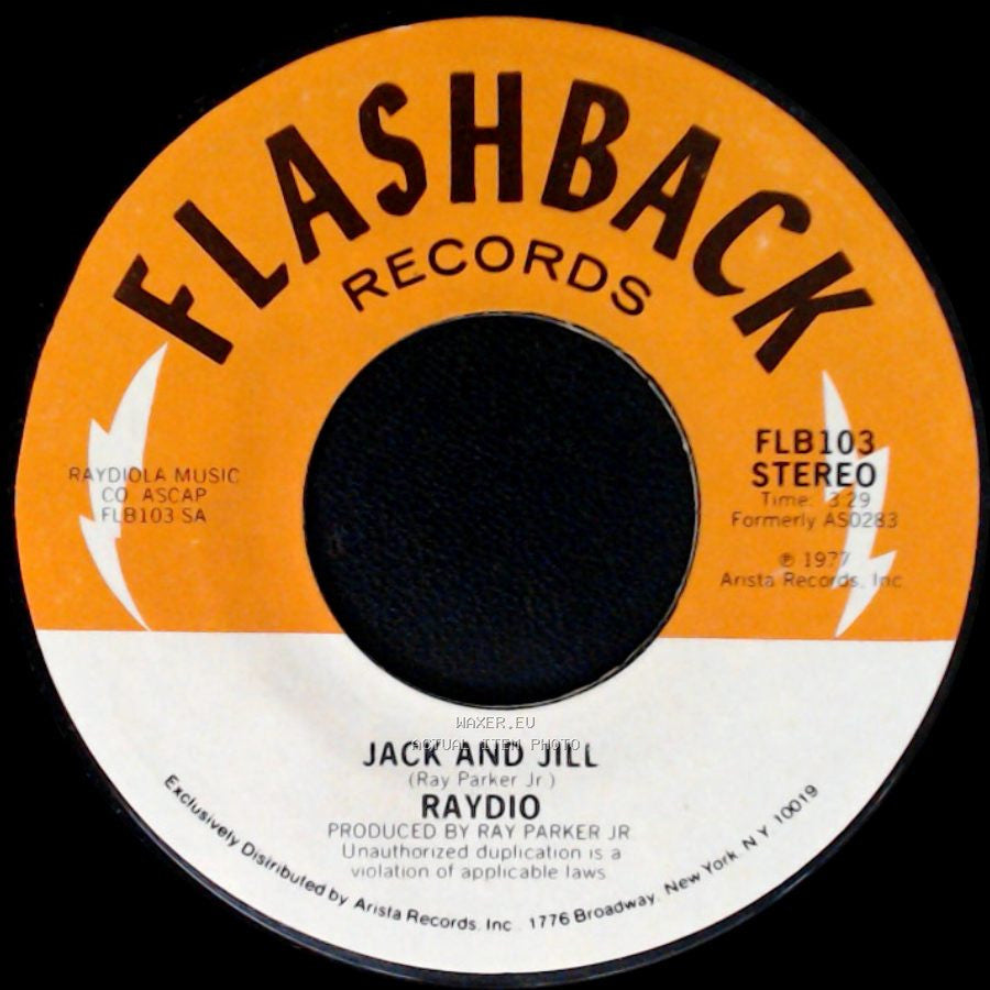 Raydio - Honey I'm Rich / Jack And Jill side B
