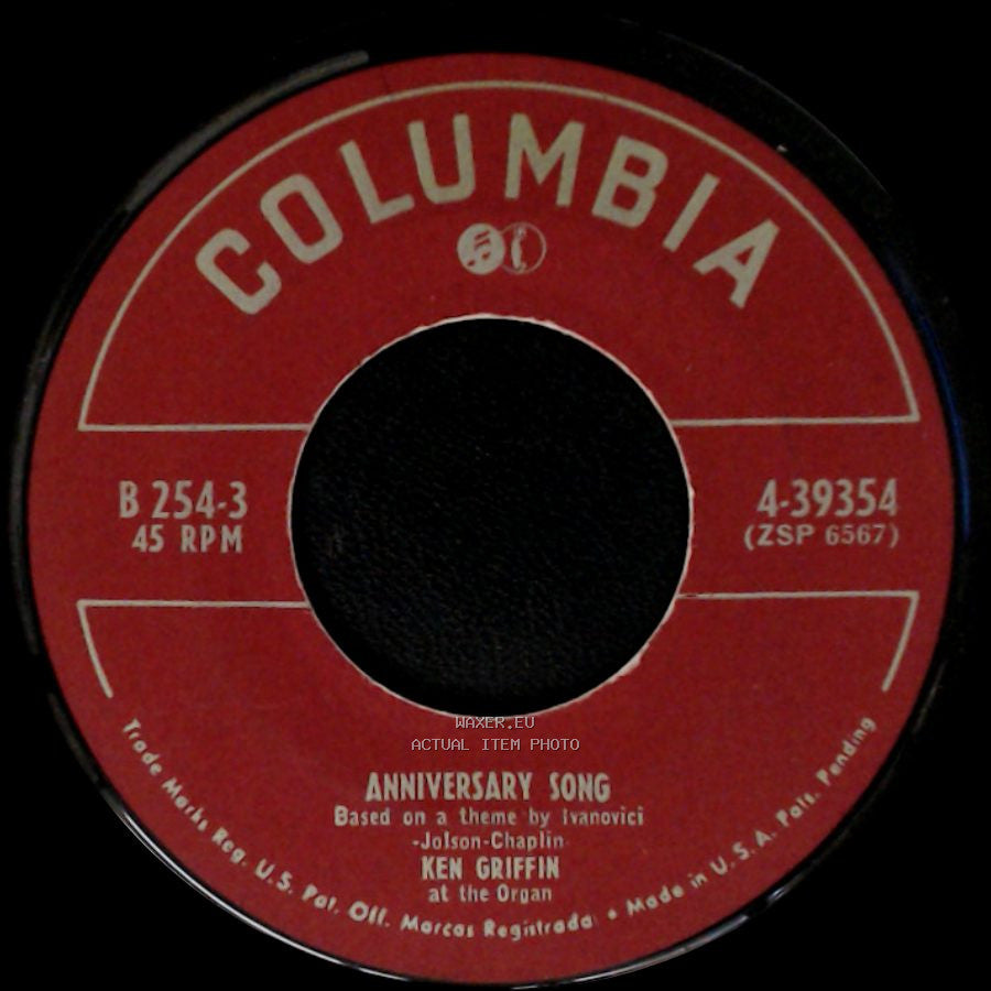 Ken Griffin - Anniversary Song / I Love You Truly side A