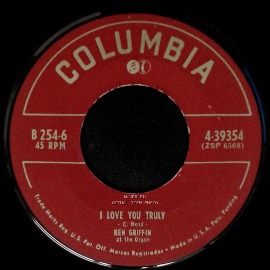 Ken Griffin - Anniversary Song / I Love You Truly side B