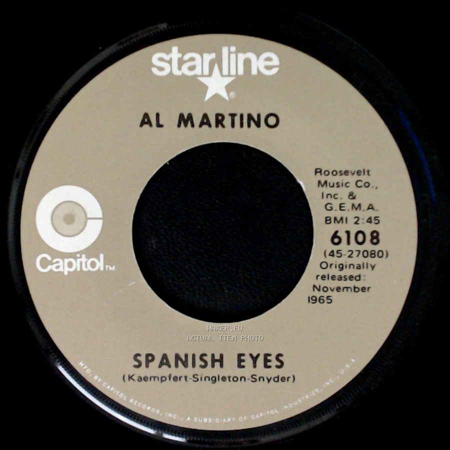 Al Martino - Spanish Eyes / Melody Of Love side A