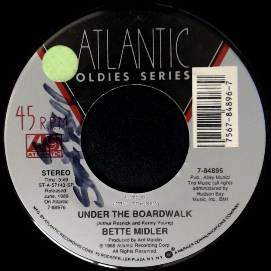 Bette Midler - Wind Beneath My Wings / Under The Boardwalk side B