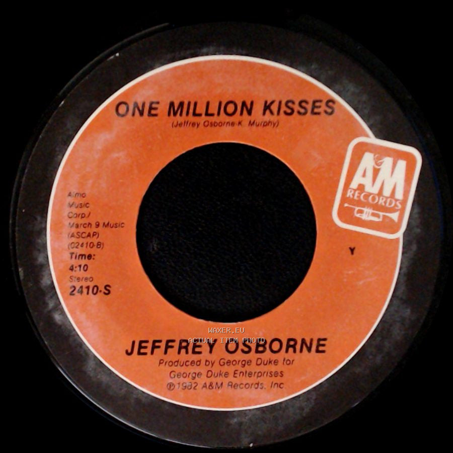 Jeffrey Osborne - One Million Kisses / I Really Don't Need No Light side B