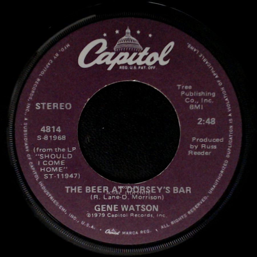 Gene Watson - Nothing Sure Looked Good On You / The Beer At Dorsey's Bar side B