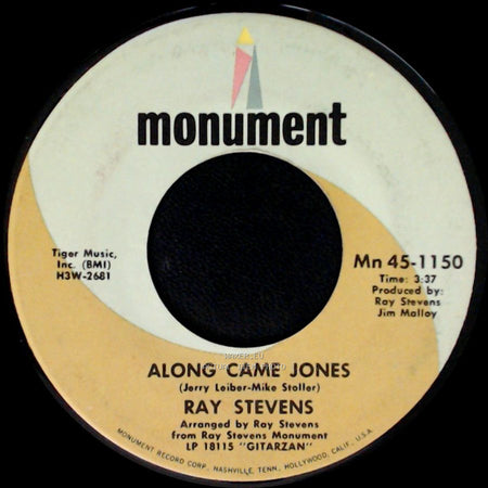 Ray Stevens - Yakety Yak / Along Came Jones side B