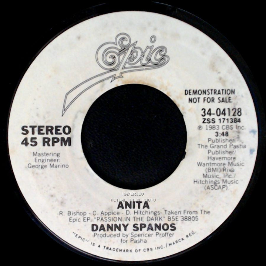 Danny Spanos - Anita / Hot Cherie side A