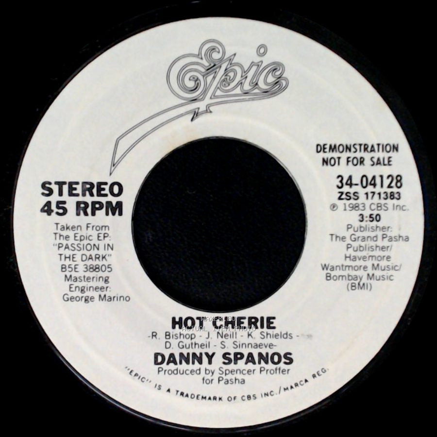 Danny Spanos - Anita / Hot Cherie side B