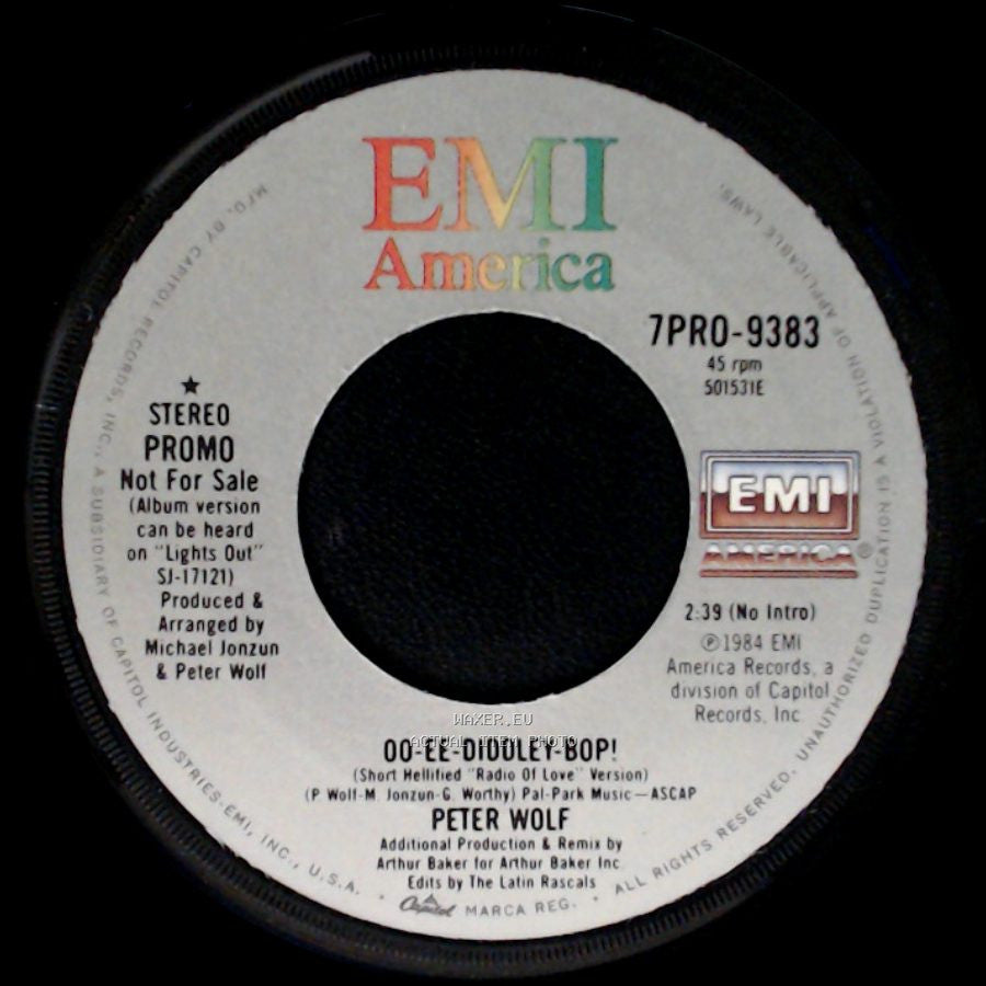 Peter Wolf - 00-Ee-Diooley-Bop! / Oo-Ee-Oiodley-Bop! side A