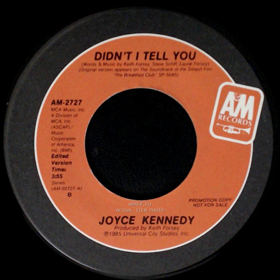 Joyce Kennedy - Didn't I Tell You / Didn't I Tell You side A