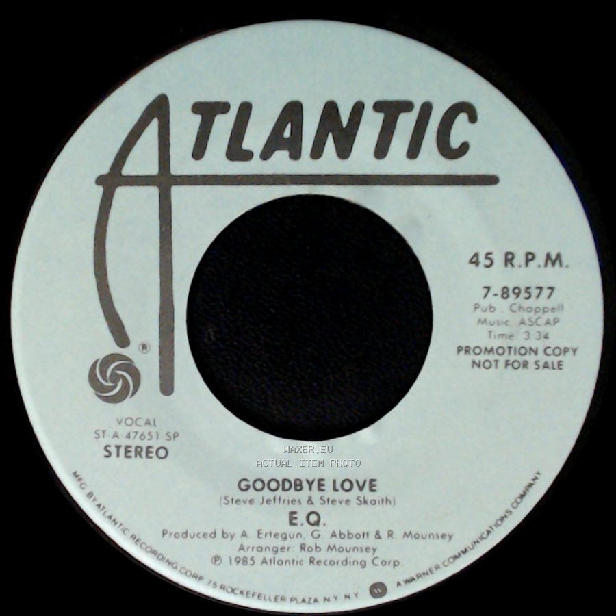 E.Q. - Goodbye Love / Goodbye Love side A