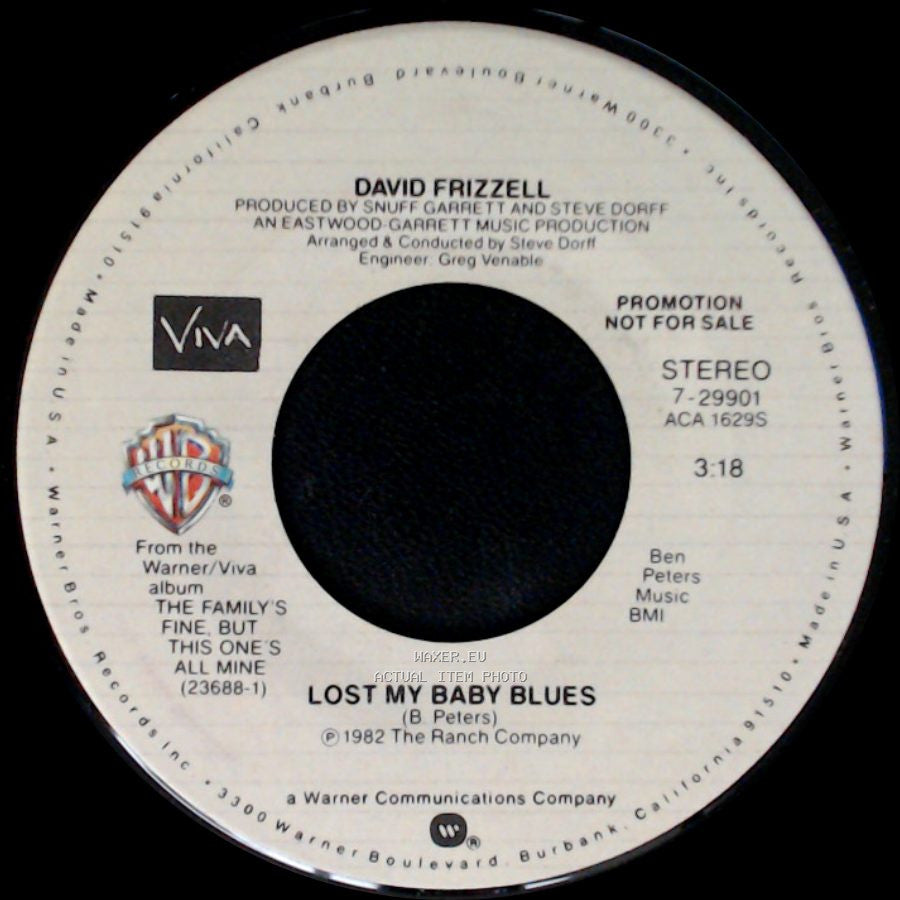 David Frizzell - Lost My Baby Blues / Lost My Baby Blues side A
