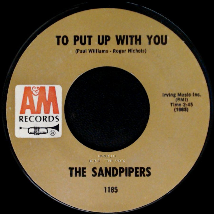 The Sandpipers - To Put Up With You / Come Saturday Morning side A