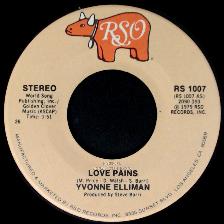 Yvonne Elliman - Love Pains / Rock Me Slowly side A