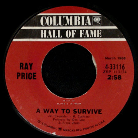 Ray Price - Touch My Heart / A Way To Survive side B