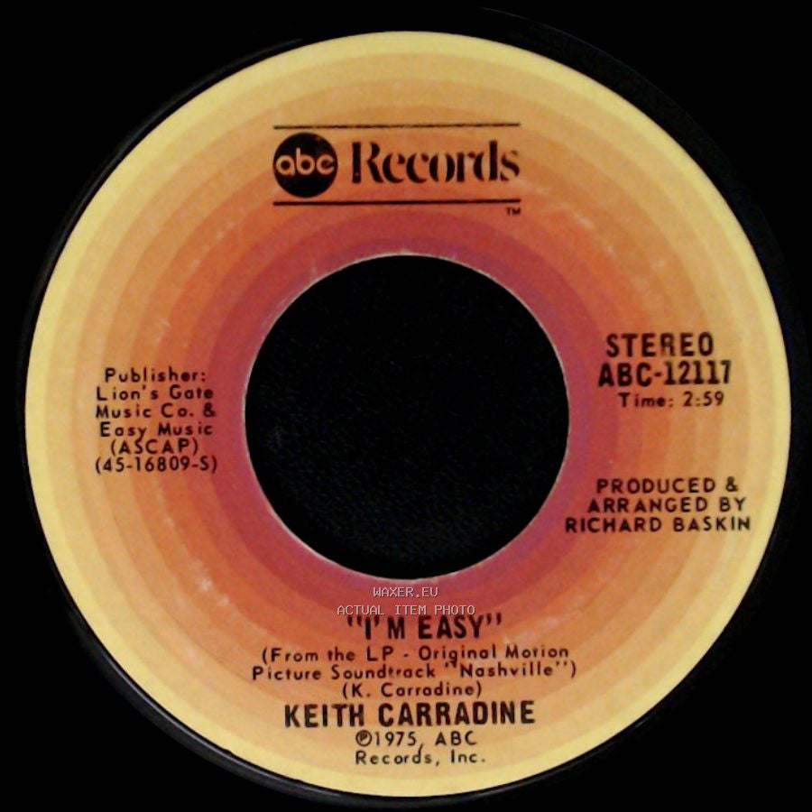Henry Gibson / Keith Carradine - 200 Years / I'm Easy side B