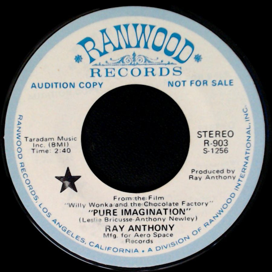 Ray Anthony - Pure Imagination / Okie From Muskogee side A