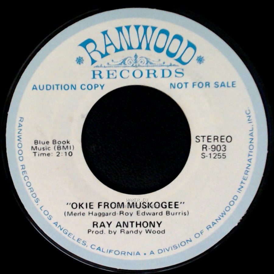 Ray Anthony - Pure Imagination / Okie From Muskogee side B