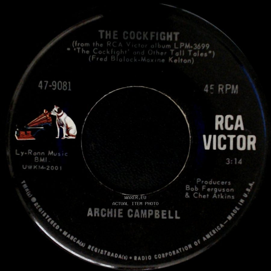 Archie Campbell - The Cockfight / Red Silk Stockings And Green Perfume side A