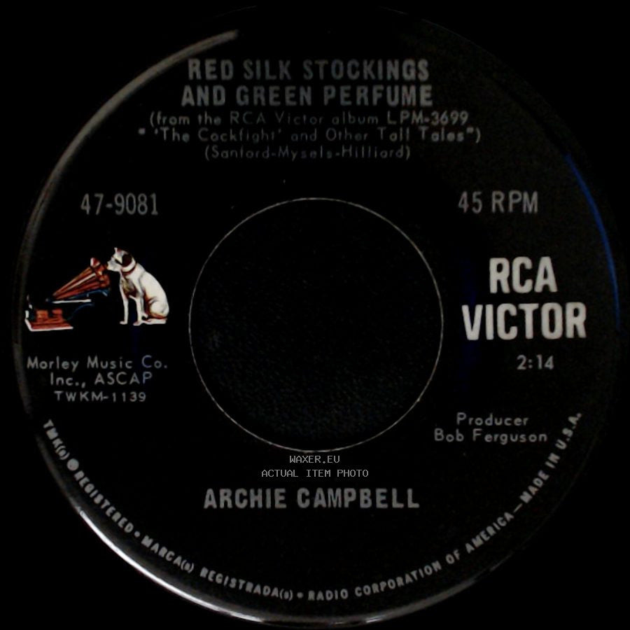 Archie Campbell - The Cockfight / Red Silk Stockings And Green Perfume side B