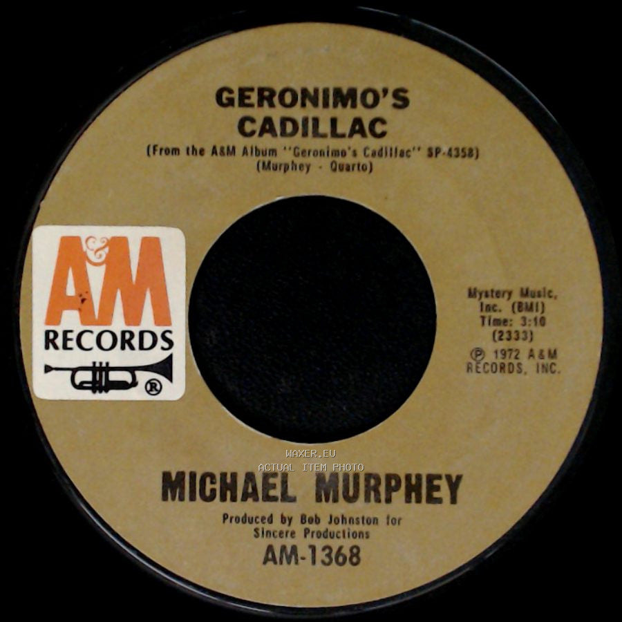 Michael Murphey - Boy From The Country / Geronimo's Cadillac side B