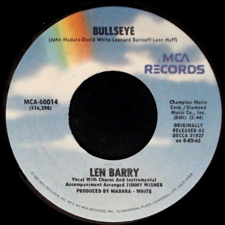 Len Barry - Bullseye / 1-2-3 side A
