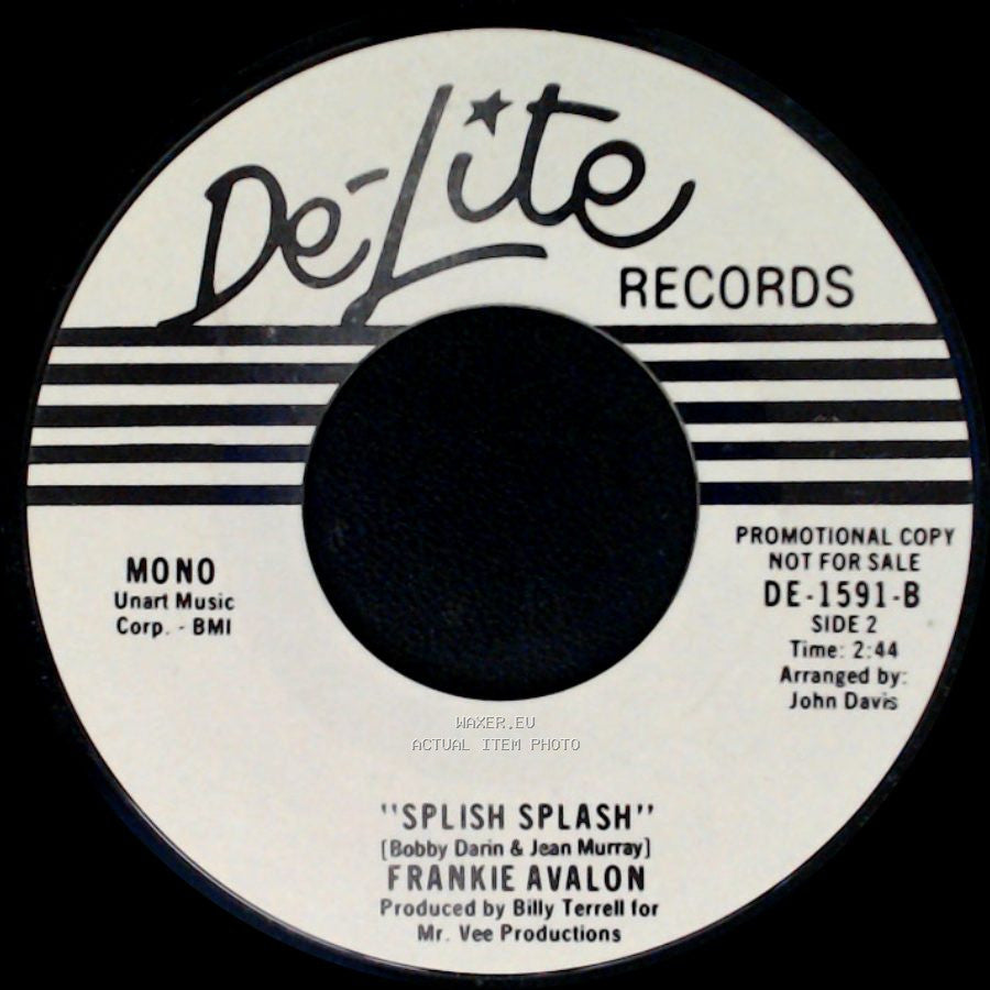 Frankie Avalon - Splish Splash / Splish Splash side B