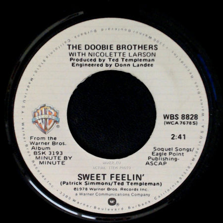 The Doobie Brothers / The Doobie Brothers With Nicolette Larson - Minute By Minute / Sweet Feelin' side B