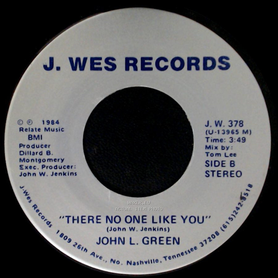 John L. Green - Happy To Be Your Man / There No One Like You side B