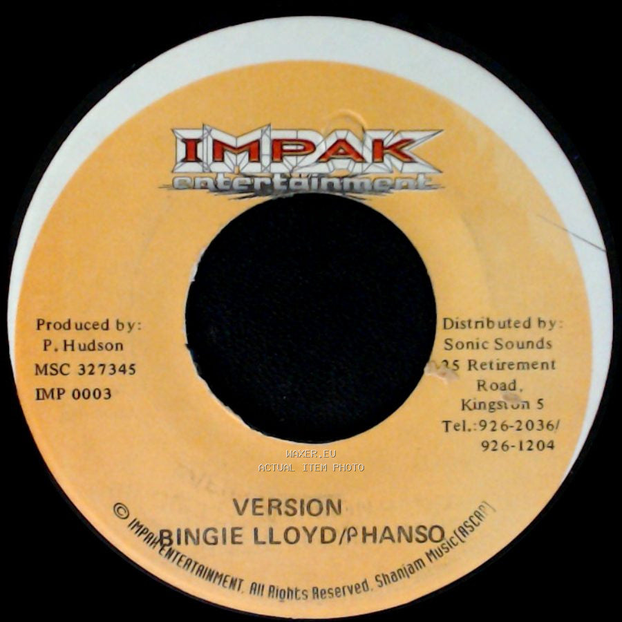 Bingie Lloyd / Phanso / Lukie D. - Version / Sunday Monday side A