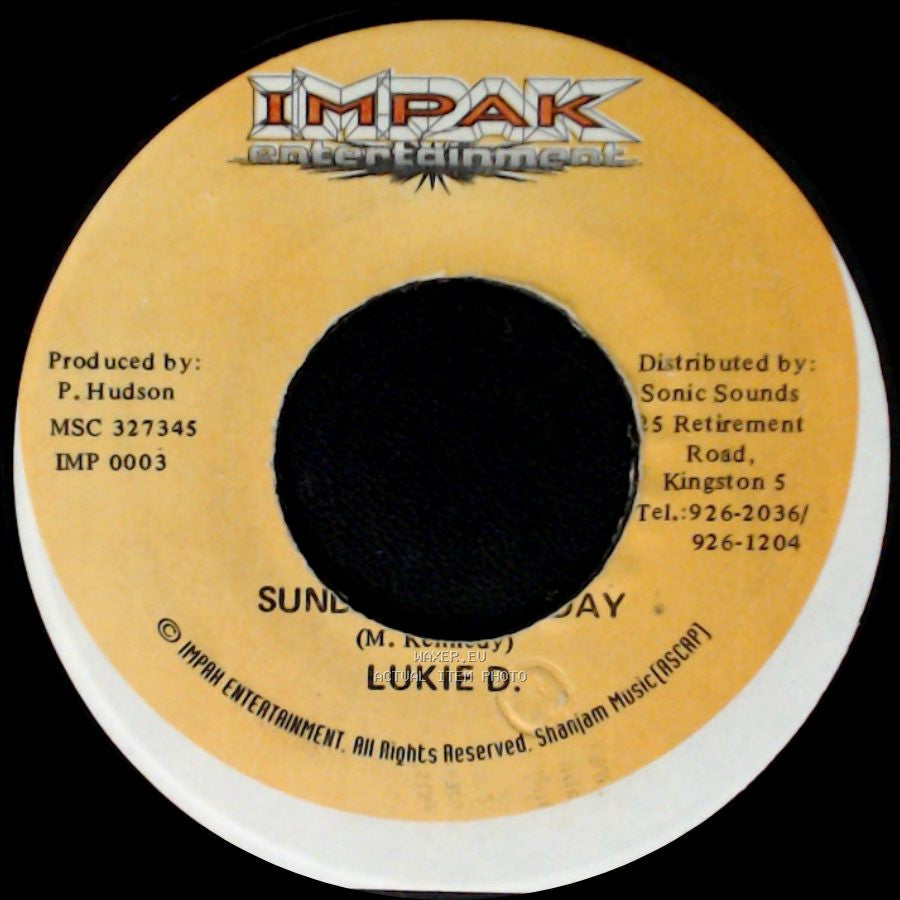 Bingie Lloyd / Phanso / Lukie D. - Version / Sunday Monday side B
