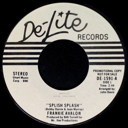Frankie Avalon - Splish Splash / Splish Splash side A