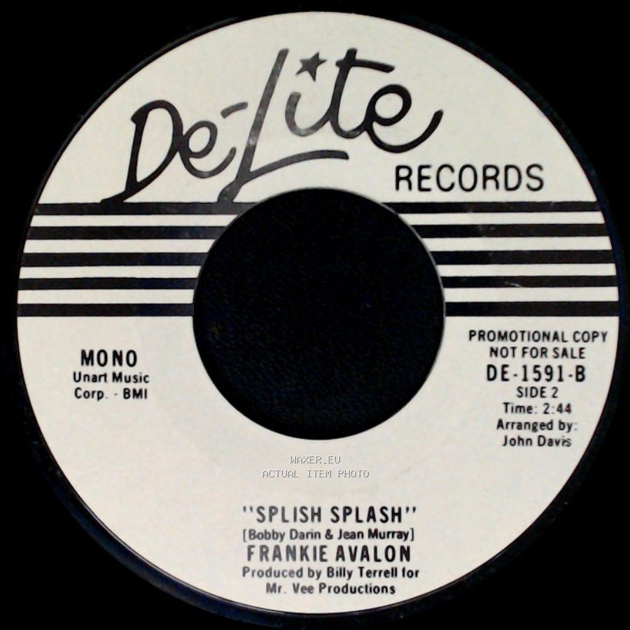 Frankie Avalon - Splish Splash / Splish Splash side B