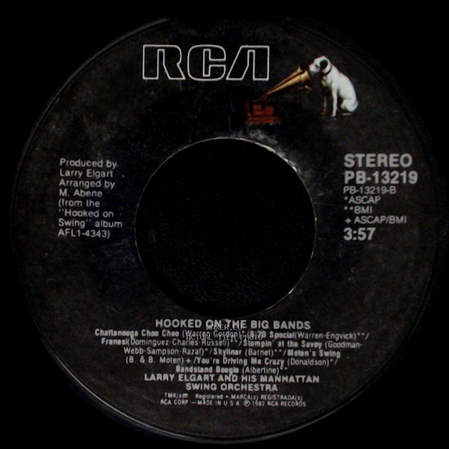 Larry Elgart And His Manhattan Swing Orchestra - Hooked On Swing / Hooked On The Big Bands side B
