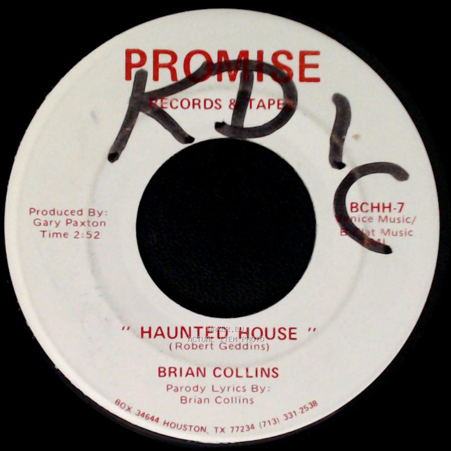 Brian Collins - Haunted House / Haunted House side A