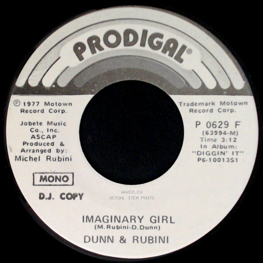Dunn & Rubini - Imaginary Girl / Imaginary Girl side A
