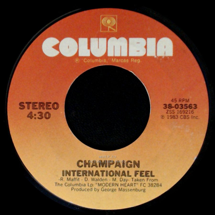 Champaign - International Feel / Try Again side A
