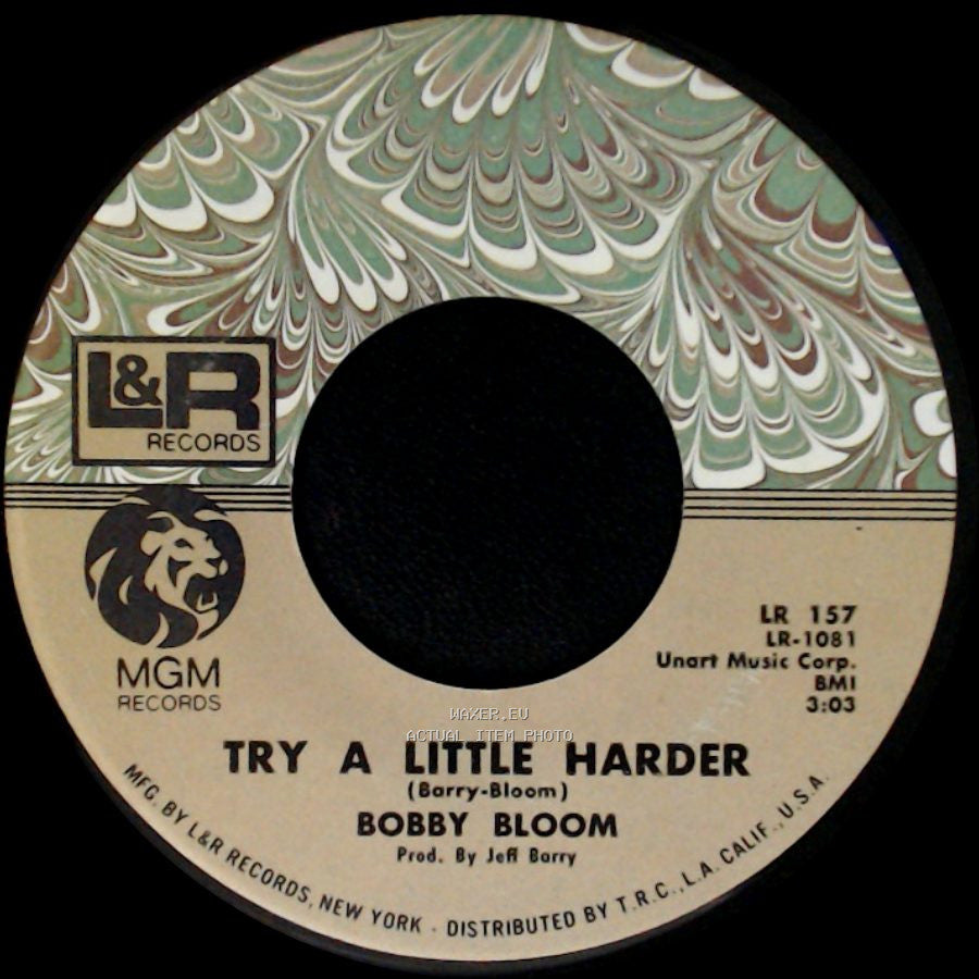Bobby Bloom - Try A Little Harder / Montego Bay side A