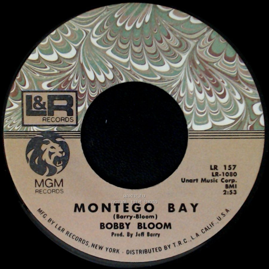 Bobby Bloom - Try A Little Harder / Montego Bay side B