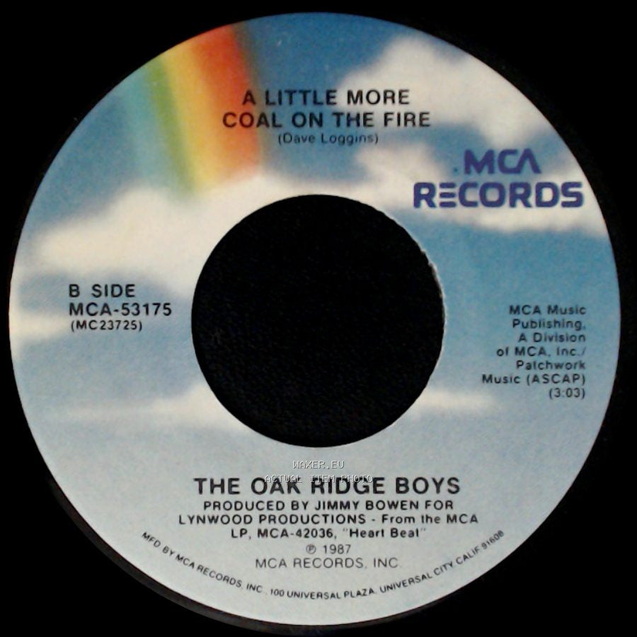 The Oak Ridge Boys - Time In / A Little More Coal On The Fire side B