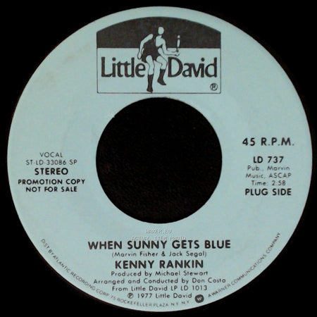 Kenny Rankin - I Love You / When Sunny Gets Blue side B