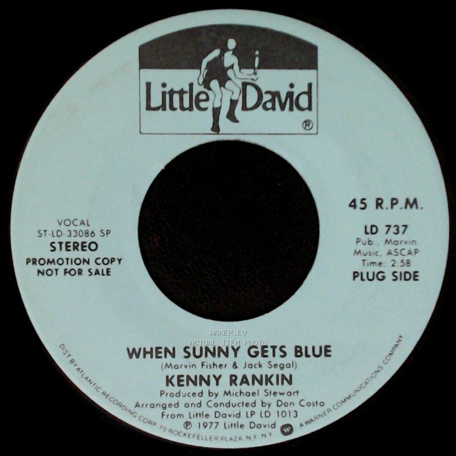 Kenny Rankin - I Love You / When Sunny Gets Blue side B