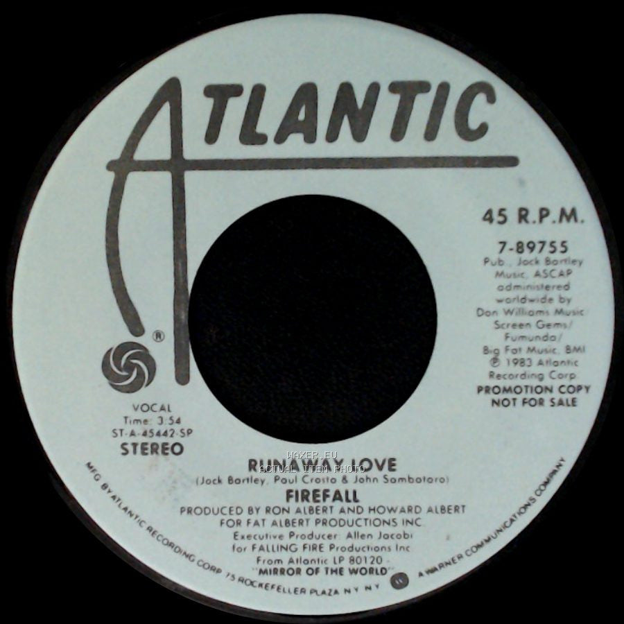 Firefall - Runaway Love / Runaway Love side A