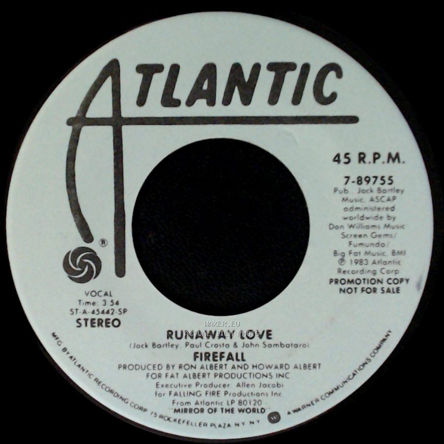 Firefall - Runaway Love / Runaway Love side B