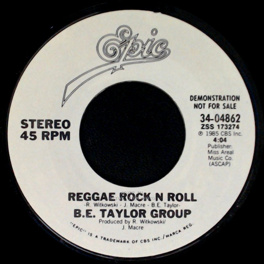 B.E. Taylor Group - Reggae Rock N Roll / Reggae Rock N Roll side A