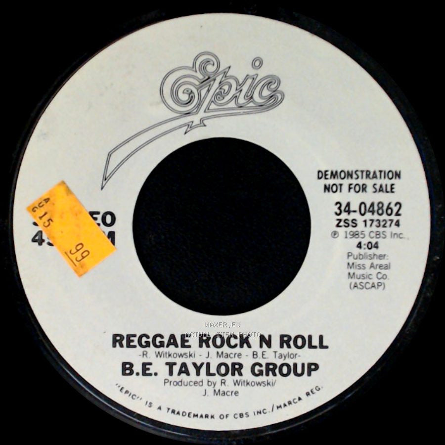 B.E. Taylor Group - Reggae Rock N Roll / Reggae Rock N Roll side B