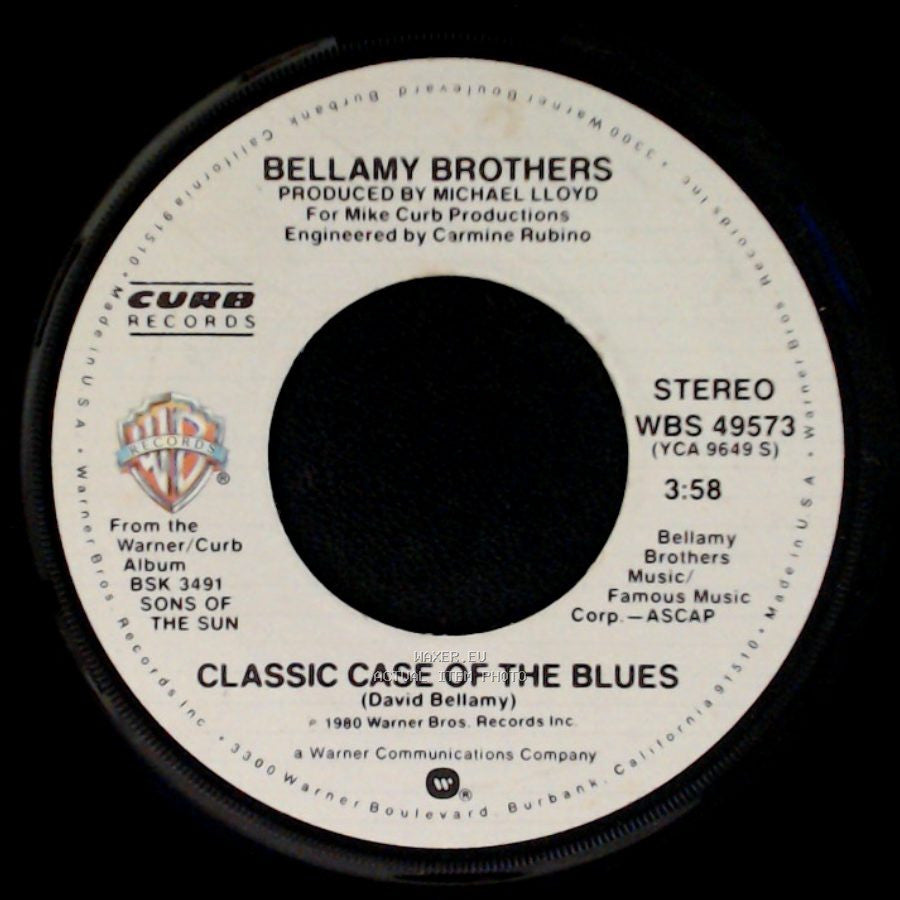 Bellamy Brothers - Classic Case Of The Blues / Lovers Live Longer side A