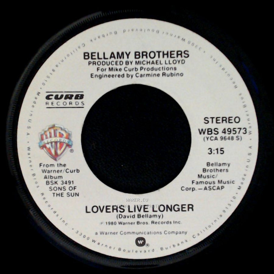 Bellamy Brothers - Classic Case Of The Blues / Lovers Live Longer side B